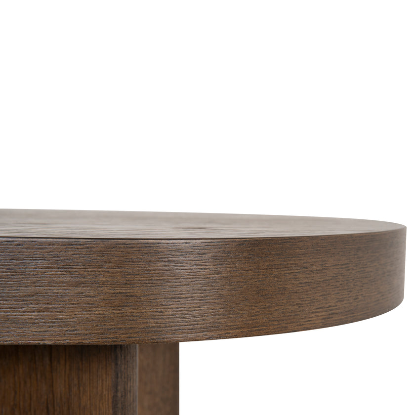 CDT8703-VA 1.3m Pill Shape Console Table - Caramel Oak
