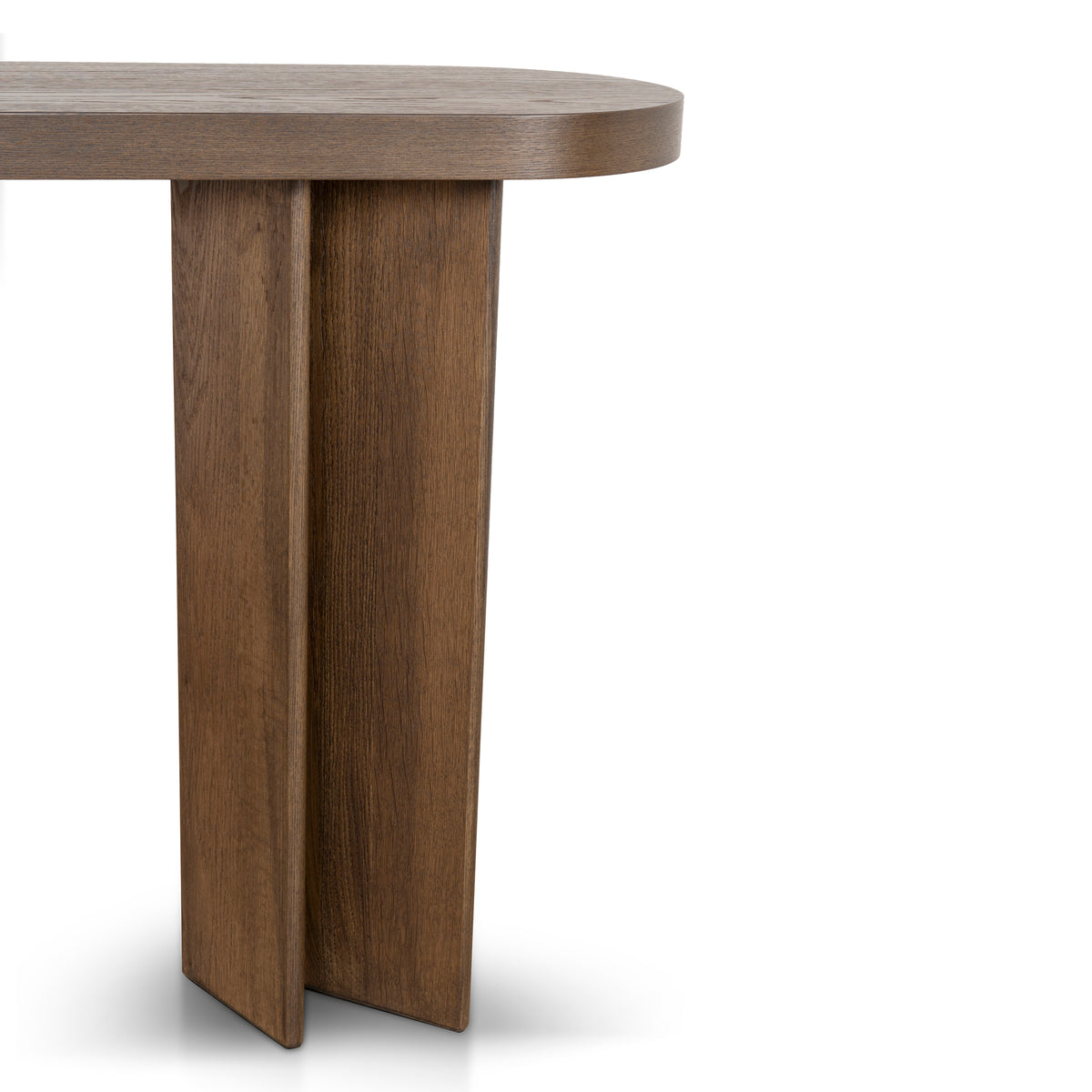 CDT8703-VA 1.3m Pill Shape Console Table - ... | Calibre Furniture