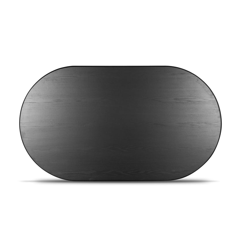 CCF10040-NI 1.4m Oval Coffee Table - Black