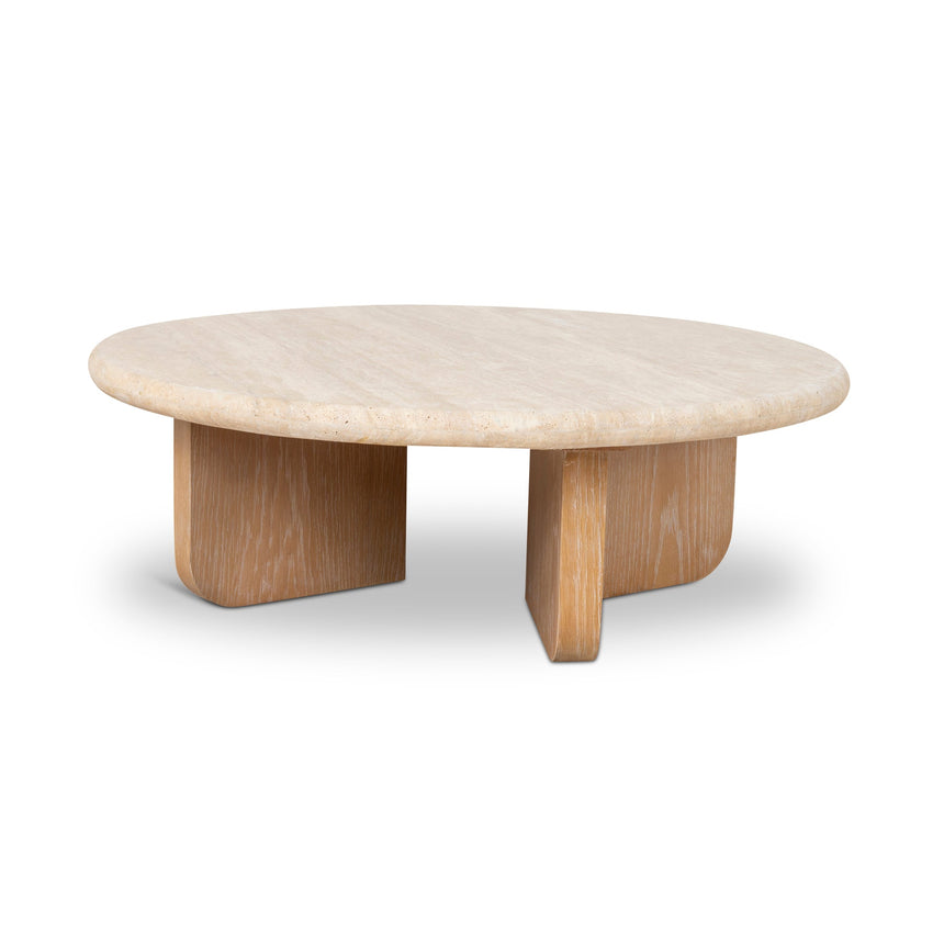 CST8976-CN 50cm Round Side Table - Full White