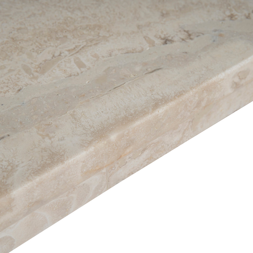 CCF10175-DW 1.26cm Travertine Coffee Table - Ivory Oat