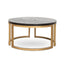 CCF10199-VN Nested Coffee Table - Peppercorn and Brass