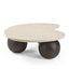 CCF10210-RB 1.04m Marble Coffee Table - Walnut