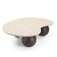 CCF10210-RB 1.04m Marble Coffee Table - Walnut