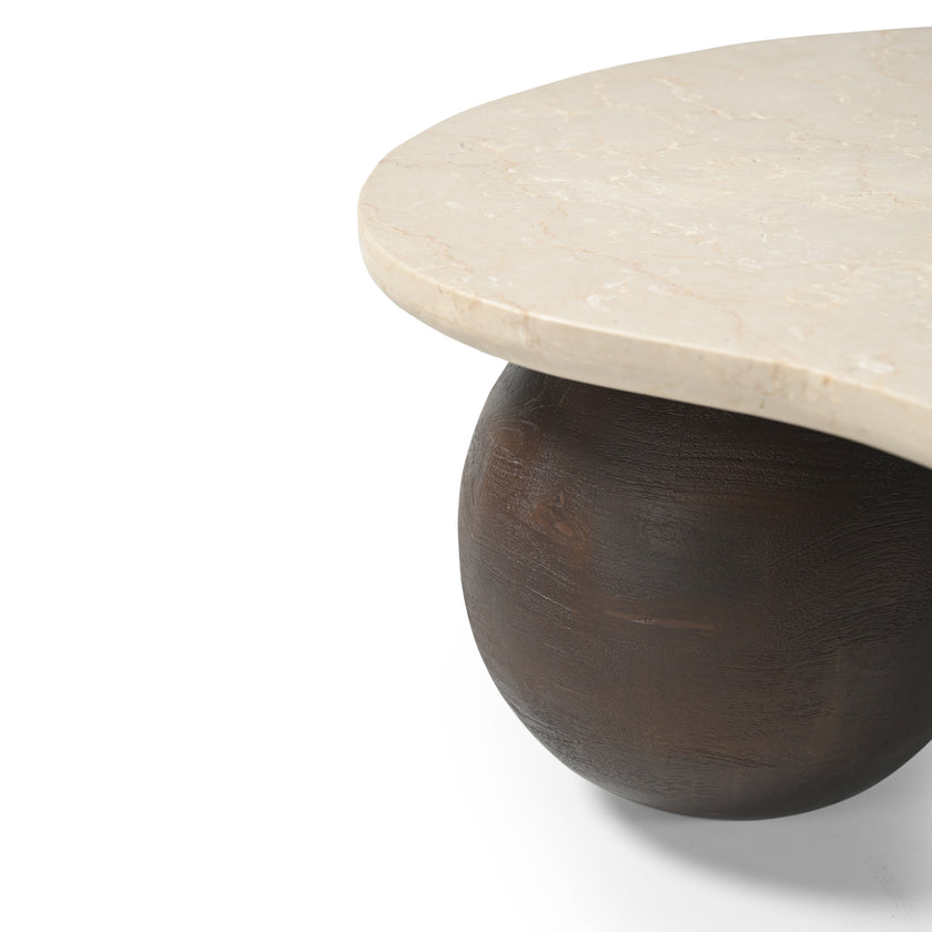 CCF10210-RB 1.04m Marble Coffee Table - Walnut