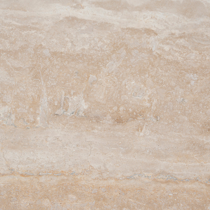 CCF10373-NY 100cm Travertine Coffee Table - Walnut