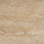 CCF10430-NI 100cm Round Travertine Coffee Table - Black