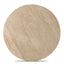 CCF10430-NI 100cm Round Travertine Coffee Table - Black