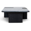 Ex Display - CCF10612-MK 1.2m Marble Coffee Table - Black