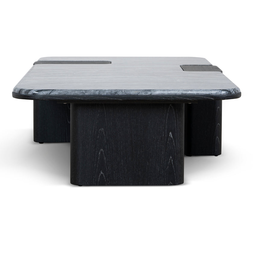 Ex Display - CCF10612-MK 1.2m Marble Coffee Table - Black