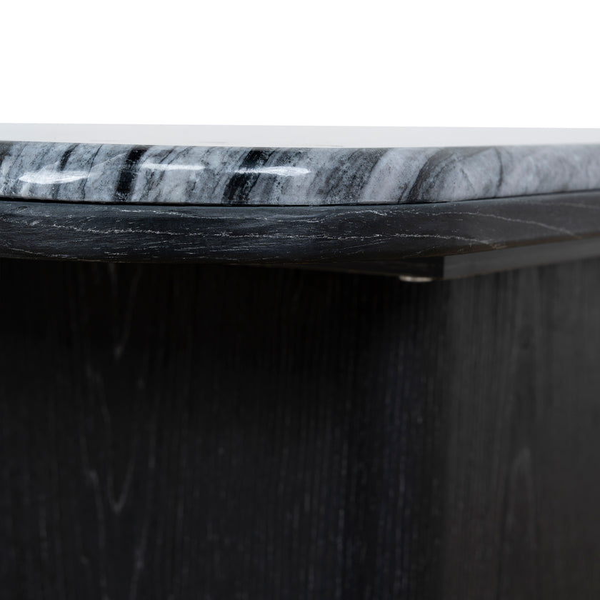 Ex Display - CCF10612-MK 1.2m Marble Coffee Table - Black