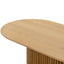 CCF10676-CU 1.3m Oval Coffee Table - Natural