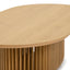 CCF10676-CU 1.3m Oval Coffee Table - Natural