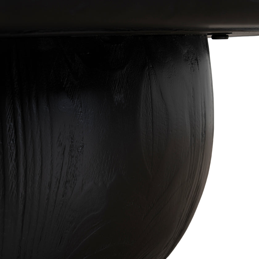 CCF10899-NI 1.3m Elm Coffee Table - Full Black