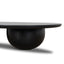 CCF10899-NI 1.3m Elm Coffee Table - Full Black