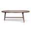 CCF10939-CN 1.1m Wooden Round Coffee Table - Walnut