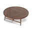 CCF10939-CN 1.1m Wooden Round Coffee Table - Walnut
