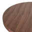 CCF10941-CN 1.1m Round Coffee Table - Walnut
