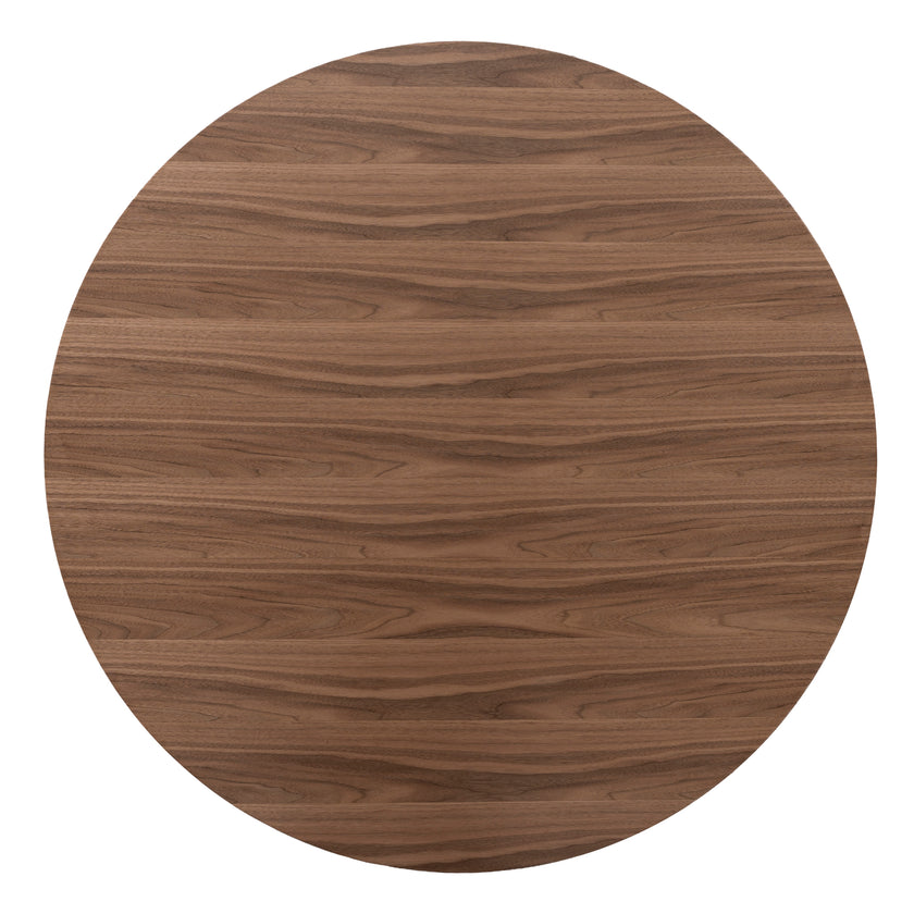 CCF10941-CN 1.1m Round Coffee Table - Walnut