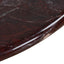 CCF10982-NY Nested Rosso Levanto Marble Coffee Table - Walnut
