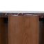 CCF10982-NY Nested Rosso Levanto Marble Coffee Table - Walnut