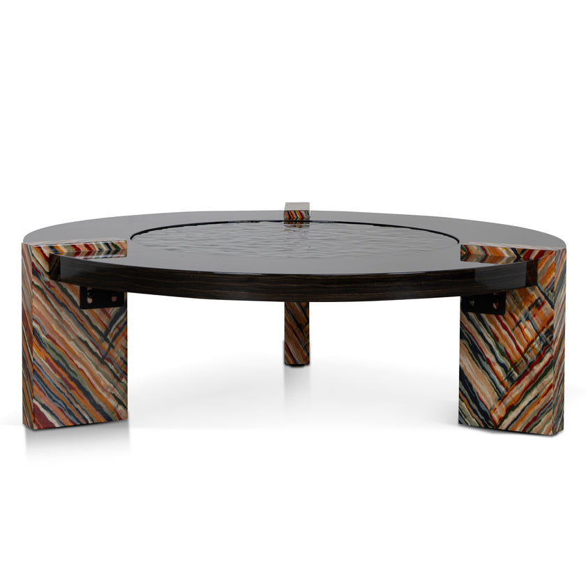 CCF12100-NY 93cm Round Coffee Table - Black