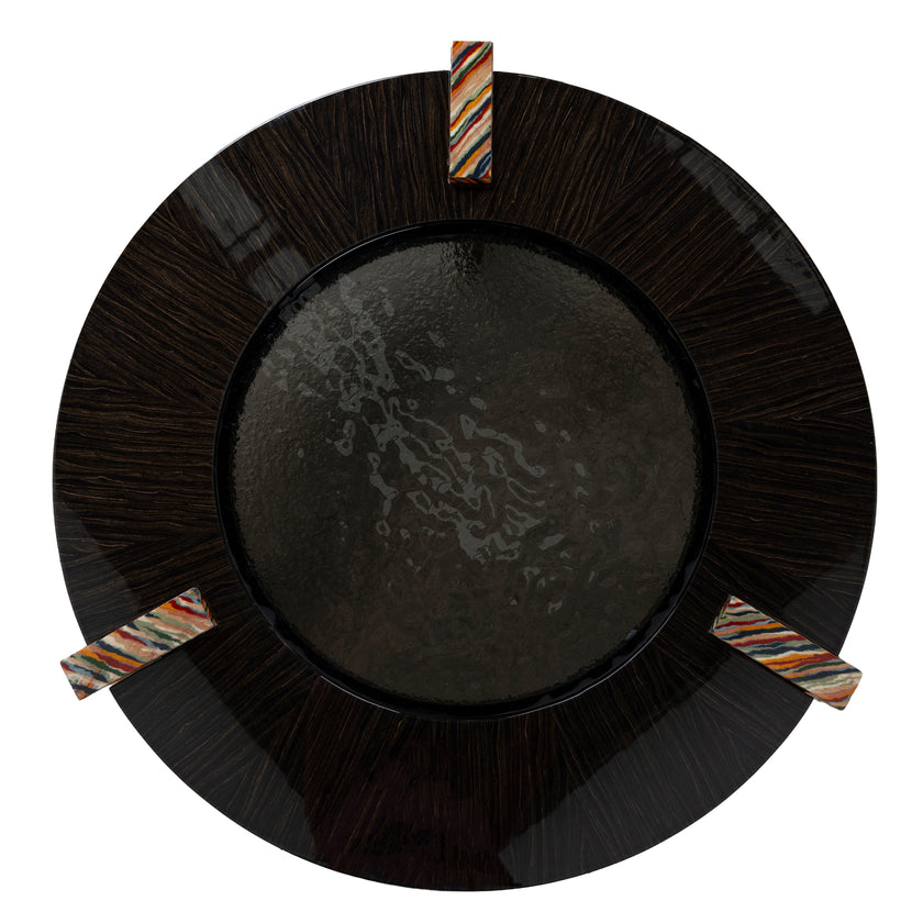 CCF12100-NY 93cm Round Coffee Table - Black