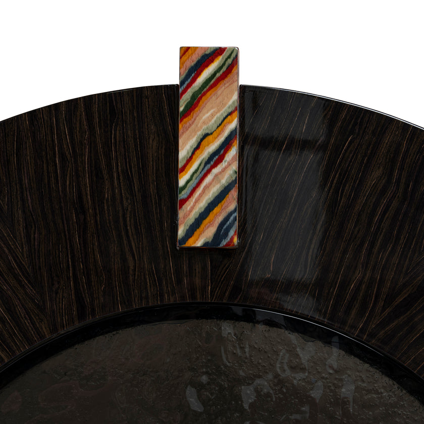 CCF12100-NY 93cm Round Coffee Table - Black