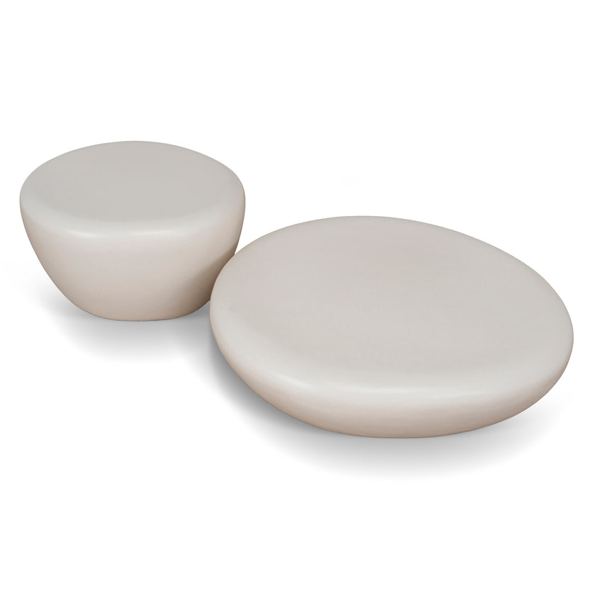 CCF12102-NY Nested Coffee Table - Ivory Beige