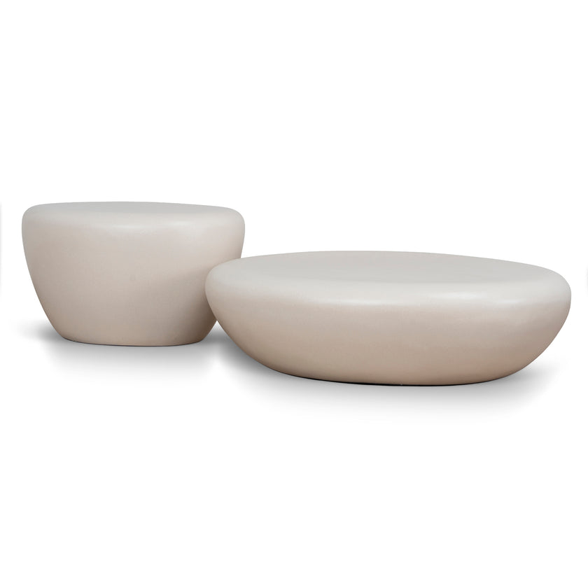 CCF12102-NY Nested Coffee Table - Ivory Beige