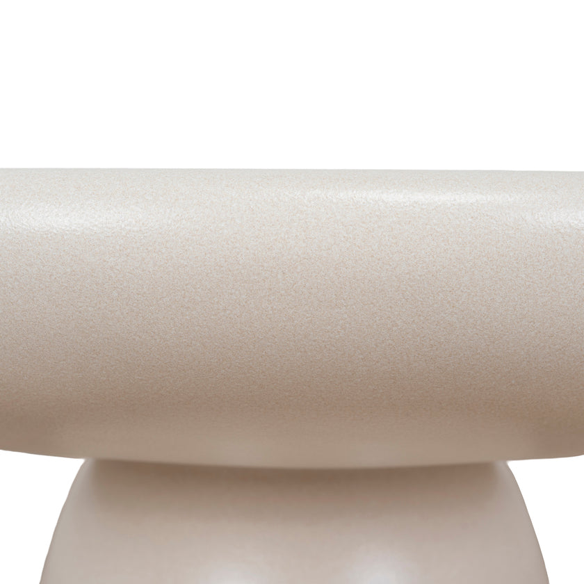 CCF12104-NY 80cm Round Coffee Table - Ivory Beige