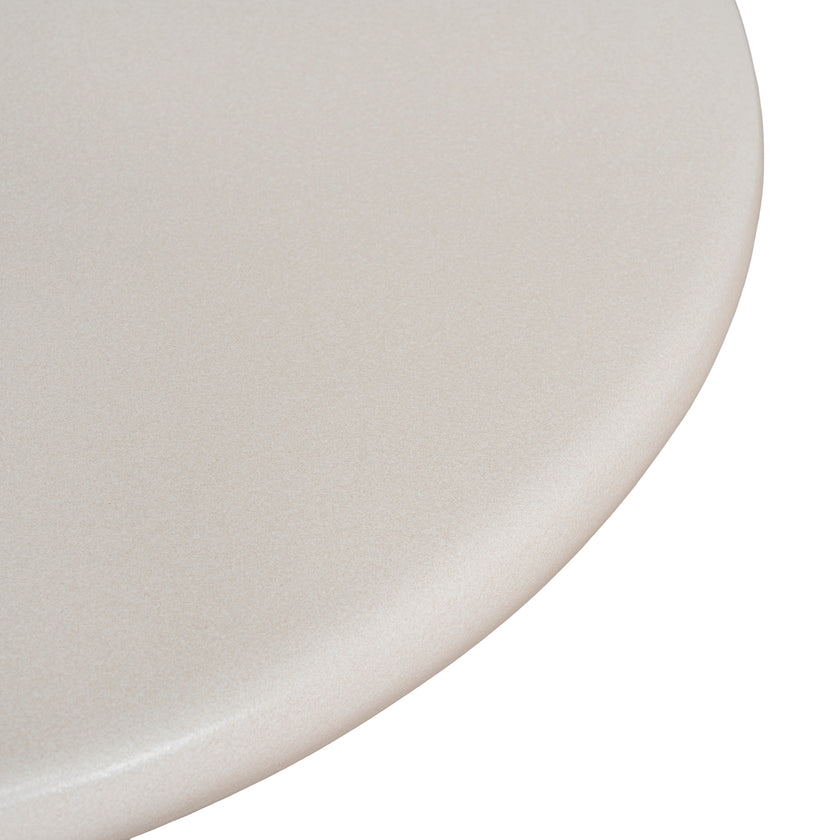 CCF12104-NY 80cm Round Coffee Table - Ivory Beige