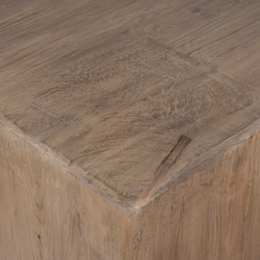 CCF12106-NA 1.1m Elm Square Coffee Table - Natural