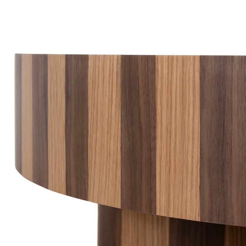 CCF12116-CN 1m Round Coffee Table - Two Tone Natural