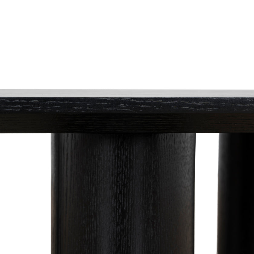 CCF12126-CI 1.09m Freeform Coffee Table - Full Black