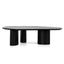 CCF12126-CI 1.09m Freeform Coffee Table - Full Black