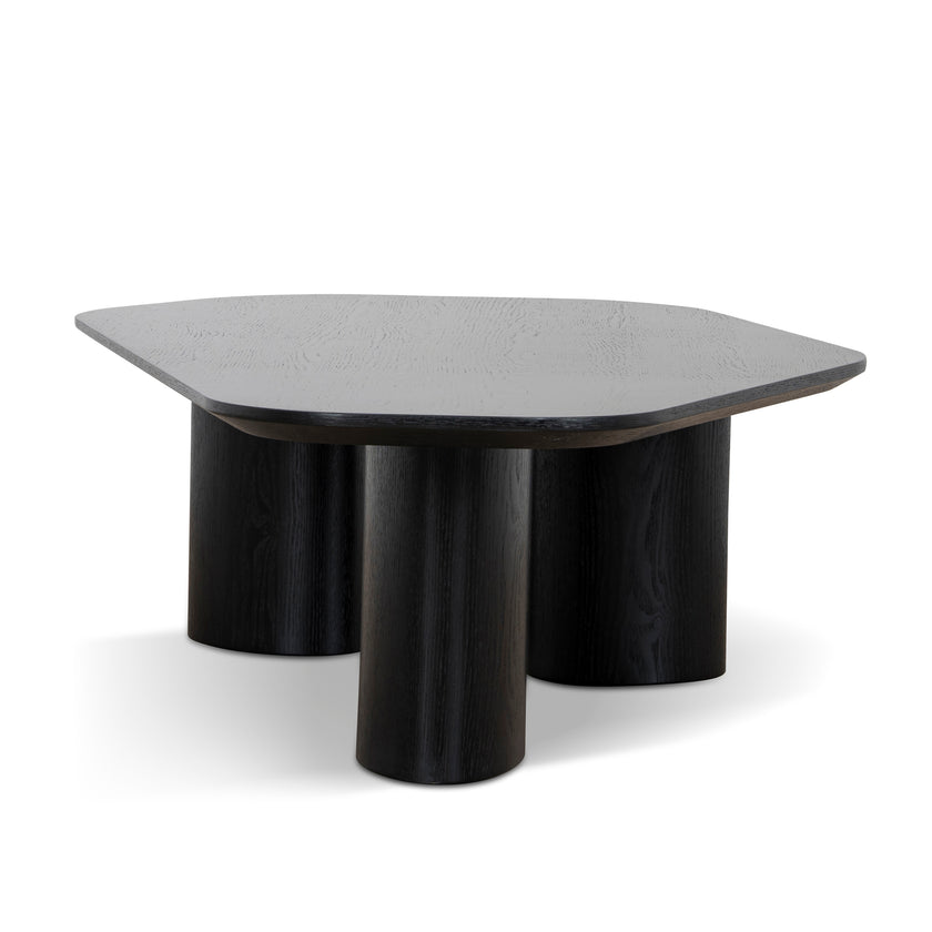 CCF12126-CI 1.09m Freeform Coffee Table - Full Black