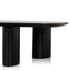 CCF12126-CI 1.09m Freeform Coffee Table - Full Black