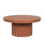 CCF12292-CO 90cm Concrete Coffee Table - Terracotta