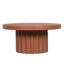 CCF12292-CO 90cm Concrete Coffee Table - Terracotta