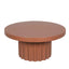 CCF12292-CO 90cm Concrete Coffee Table - Terracotta