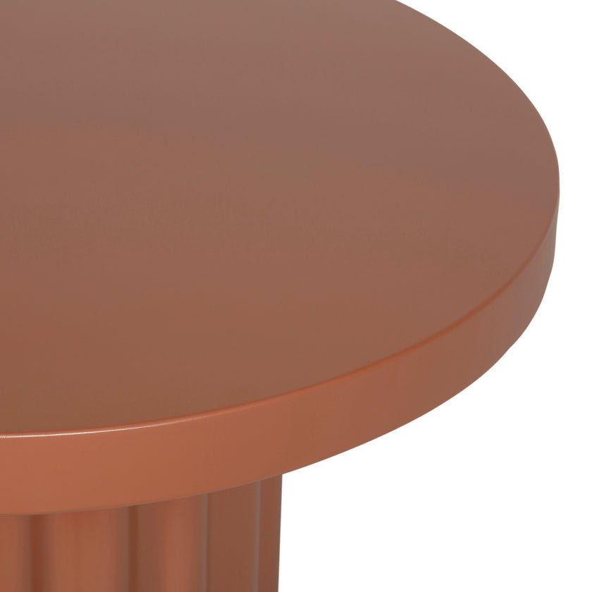 CCF12292-CO 90cm Concrete Coffee Table - Terracotta