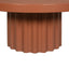 CCF12292-CO 90cm Concrete Coffee Table - Terracotta