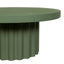 CCF12296-CO 90cm Concrete Coffee Table - Green