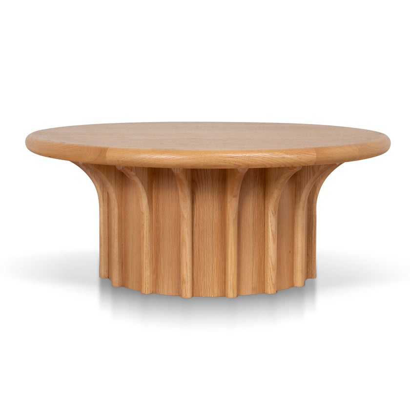 CCF12353-NI 90cm Round Coffee Table - Natural