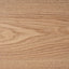 CCF12394-SD 117.5cm Coffee Table - Natural Ash Veneer - Black Legs