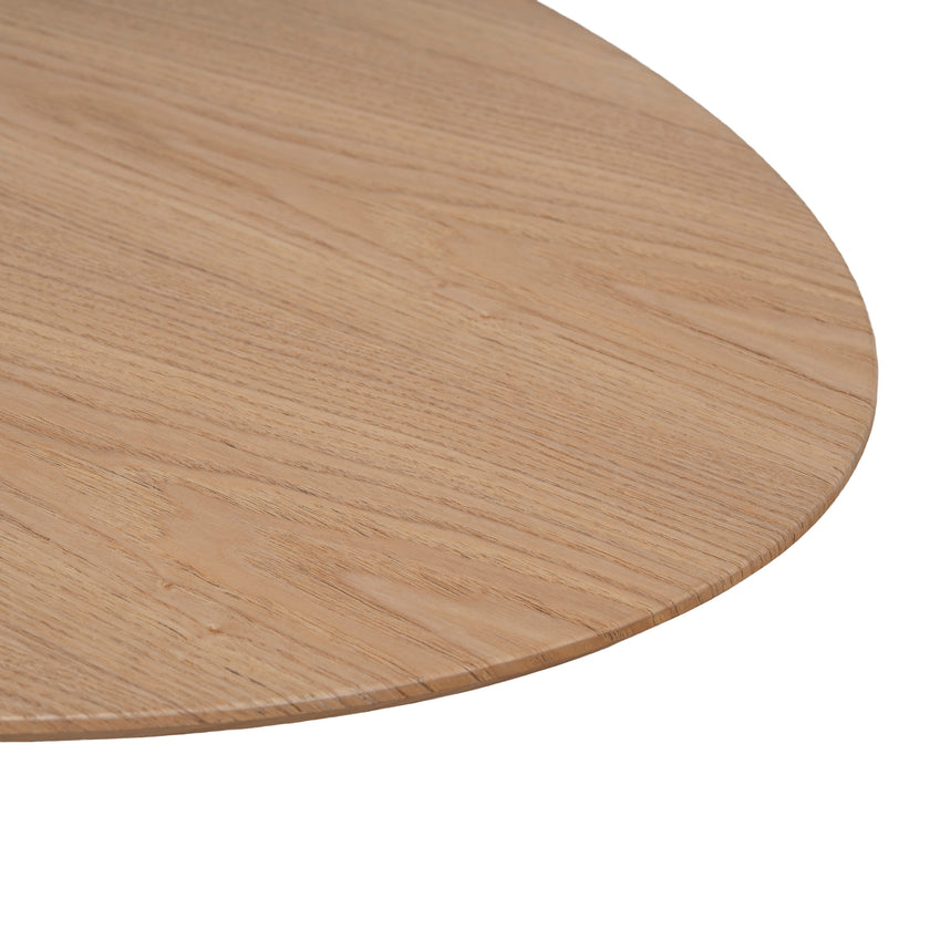 CCF12394-SD 117.5cm Coffee Table - Natural Ash Veneer - Black Legs