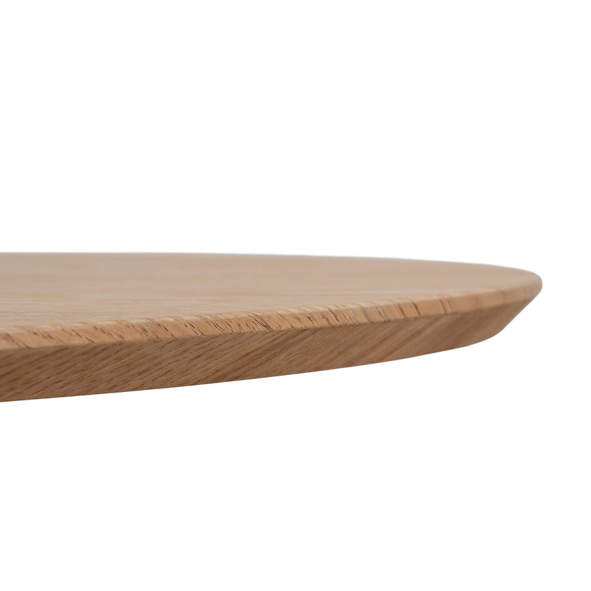 CCF12394-SD 117.5cm Coffee Table - Natural Ash Veneer - Black Legs