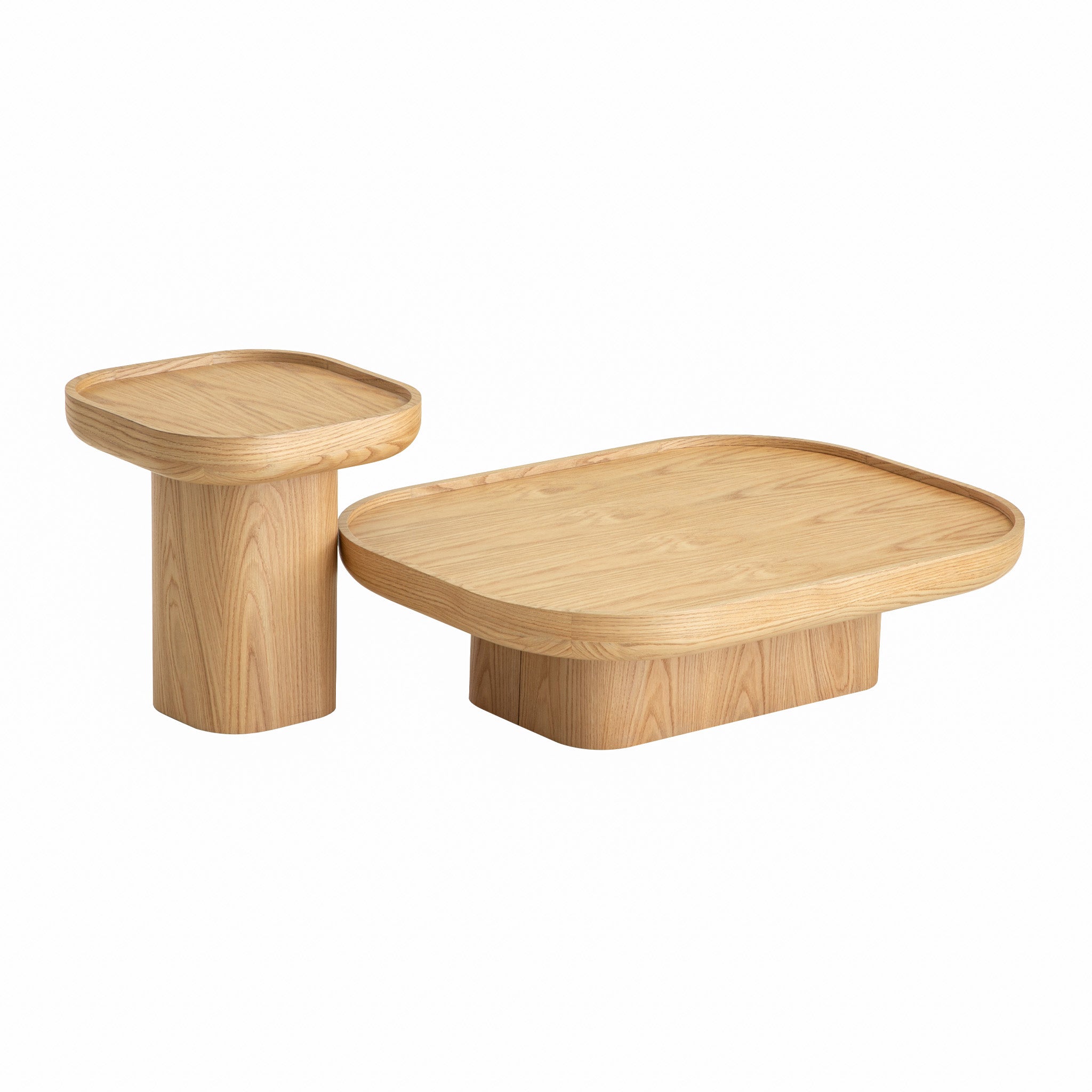 CCF12571-IG Nested Coffee Table - Natural | Calibre Furniture