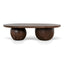 CCF12746-NI 1.3m Elm Coffee Table - Walnut